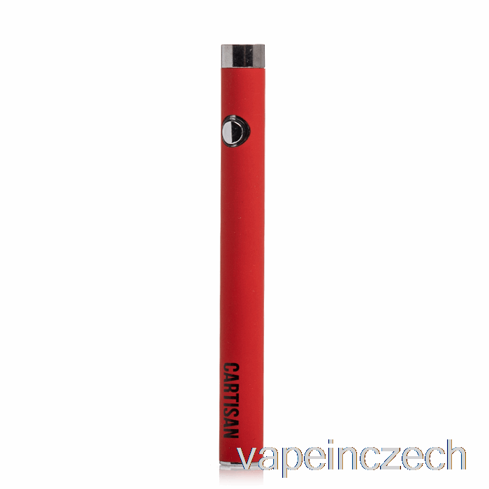 Cartisan Slim Button 280 510 Battery Red Vape Bez Nikotinu